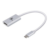 Adaptador Usb Tipo C Macho A Hdmi Hembra Xtc540 Xtech Color Plateado