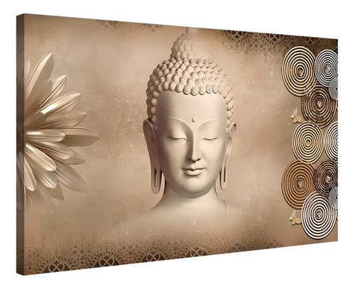 Quadro Decorativo Grande Imagem Buda Buddha 60x85 Qualidade