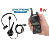 8w Radio Baofeng Uv-82 Hp Vhf/uhf Máxima Potencia + Micro