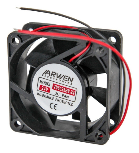 Cooler Turbina Fan 24v 2.5 Pug 60 X60 X25 Mm 4500rpm Aw Htec