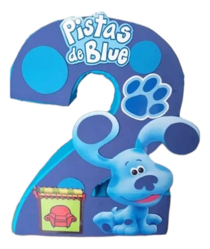 Piñata No Unero Pistas De Blue - Envío Incluido - Niño Niña 