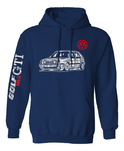 Sudadera Mod Volkswagen Golf Gti Mk2 Estampado Reflejante