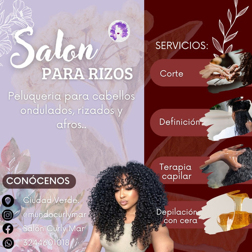 Peluquería Para Cabellos Ondulados, Rizados Y Afros 