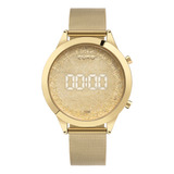 Relógio Euro Feminino Fashion Fit Glam Dourado - Eumd03hsaa