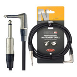 Cable Guitarra Electrica Stagg Plug Plug L De 3 Metros