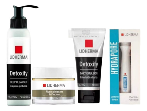 Lidherma Men Limpieza+ Hidratacion+ Crema+ Contorno De Ojos