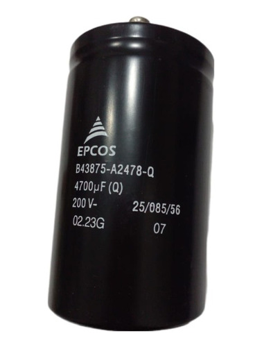 3x Capacitor Eletrolítico 4700uf 200v Epcos - Giga 