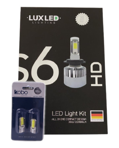 Kit Cree Led S6 Hd H1 H3 H4 H7 H11 9005 9006 + Led T10 