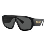 Lentes Sol Versace Ve4439 Iconic Shield Big Logo Italy 145mm