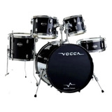 Shell Pack Bateria Acústica Vogga Vpd920 Bk Bumbo 20 Cor Preta