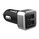 Cargador Auto 2usb/4.8mah Negro Kalley K-gccar2n