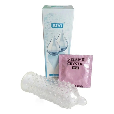Condón Crystal Reutilizable Lavable Con Lubricante | Meses sin interés