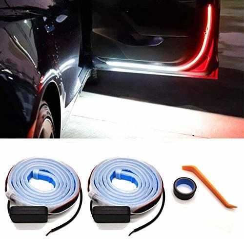 Luces Led Para Interior De Coche 1.20 Mt Hconce Rojo/blanco