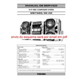 Esquema E Serv Som Toshiba Ms7320cd  Ms7320  Ms 7320  Em Pdf