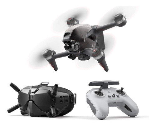 Drone Dji Fpv Combo Con Cámara 4k, 4 Baterias Y Maletín