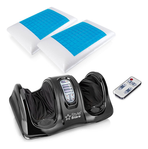 Kit Confort: Masajeador Pies 3d +2 Almohadas Gel Refrescante