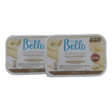 Cera Depil Bella Chocolate Branco 200g Com 2 Unidades