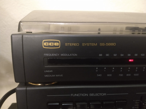 System Cce Ss5880 Rádio, Toca Disco, Toca Fitas.