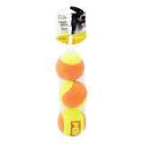 Kit De 3 Pelotas Para Perro Fancy Pets Mediana Amarillo Nara