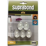 Perchas Autoadhesivas Suprabond Transparentes - 1kg