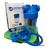 Filtro Para Agua Contenedor+carbon Activado 5 PuLG 1x1 Edr