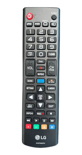 Control Remoto LG Smart Tv Akb75055701 - Original