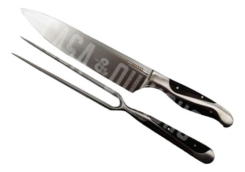 Set Parrillero Wayu Black Edition Cuchillo + Pincho Premium