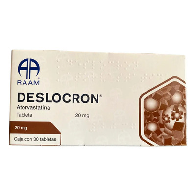 Deslocrón Atorvastatina 20 Mg Caja Con 30 Tabletas Raam | MercadoLibre