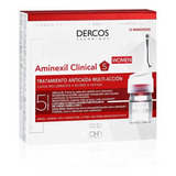 Tratamiento Capilar Dercos Aminexil Clinical 5 Mujer X6ml