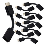 10 X Extensor Hdmi Macho X Hdmi Fêmea - 10 Centímetros