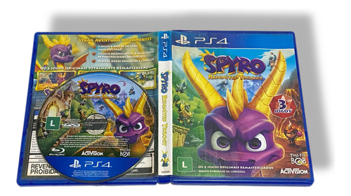 Spyro Trilogy Ps4 Dublado Envio Ja!