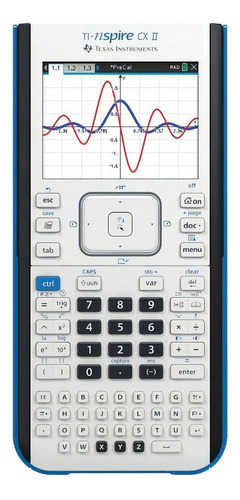 Calculadora Gráfica Texas Instruments Ti-nspire Texas Instruments  Ti-nspire Cx Ii Com Software De Estudante Color Blanco