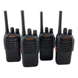 4 Radios Baofeng Bf-888h Walkie-talkie Uhf 400-470 Mhz