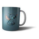 Taza Personalizada Cerámica Importada - Stich Corazoncito