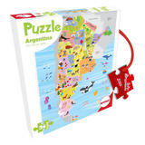 Puzzle Mapa Argentina Por 36 Piezas Antex 3036
