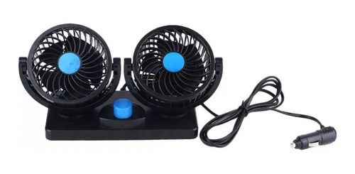 Ventilador Mini Doble 12v 24v 5 Aspas Oregon 4 PuLG Auto 4x4