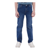 Jeans Niño Teen 5 Bolsillos Azul Oscuro Corona