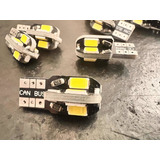 Foco 158 Pellizco 8 Leds Mazorca 5 Piezas 12v  Luz Blanca