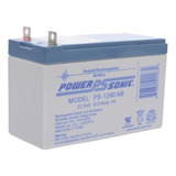 Batería De Respaldo Powersonic 12v 9ah Agm/vrla / Ps-1290-nb