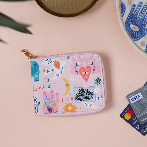 Billetera Pocket Chica Mini Mujer Monedero Estampada Diseño