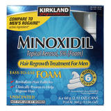 Kirkland Minoxidil 5% Espuma Tratamiento Anticaida Del Pelo 