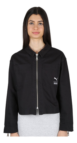 Campera Puma X Trp Twill Mujer En Negro