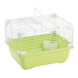 Mini Jaula Para Hamster Roedores Con Bebedero Plastica Verde