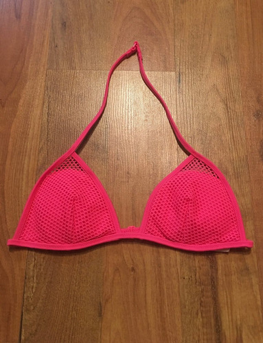 Traje De Baño Bikini Top Victoria's Secret Neon Red S Origin