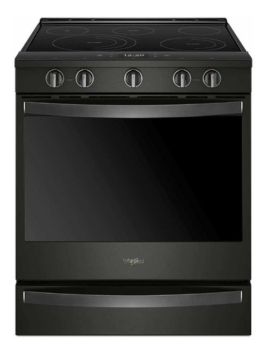 Estufa Whirlpool Smart Appliance Al Piso 30 Negro Wee750h0h