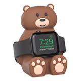 Stand Dock Soporte De Oso Para Apple Watch Series