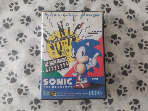 Sonic The Hedgehog Japonês Original Na Caixa