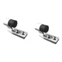 Kit 2 Topes Para Vidrio Ducasse Cs Plateado