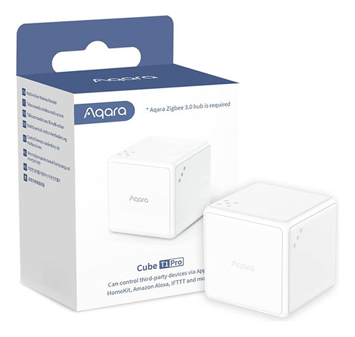 Aqara Cubo T1 Pro Controlador Inalámbrico Homekit & Alexa Color Blanco