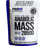 Hipercalórico Massa Anabolic Mass 28500 - 3kg - Profit Labs Sabor Milho Verde